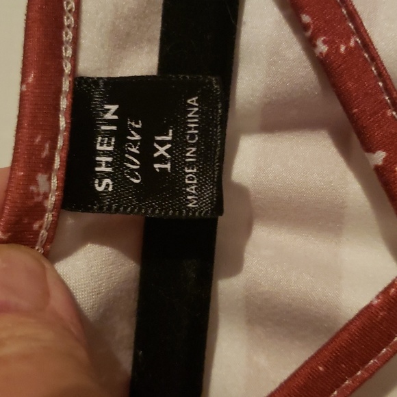 Shein Curve stripe & stars top 1xl - Picture 2 of 4